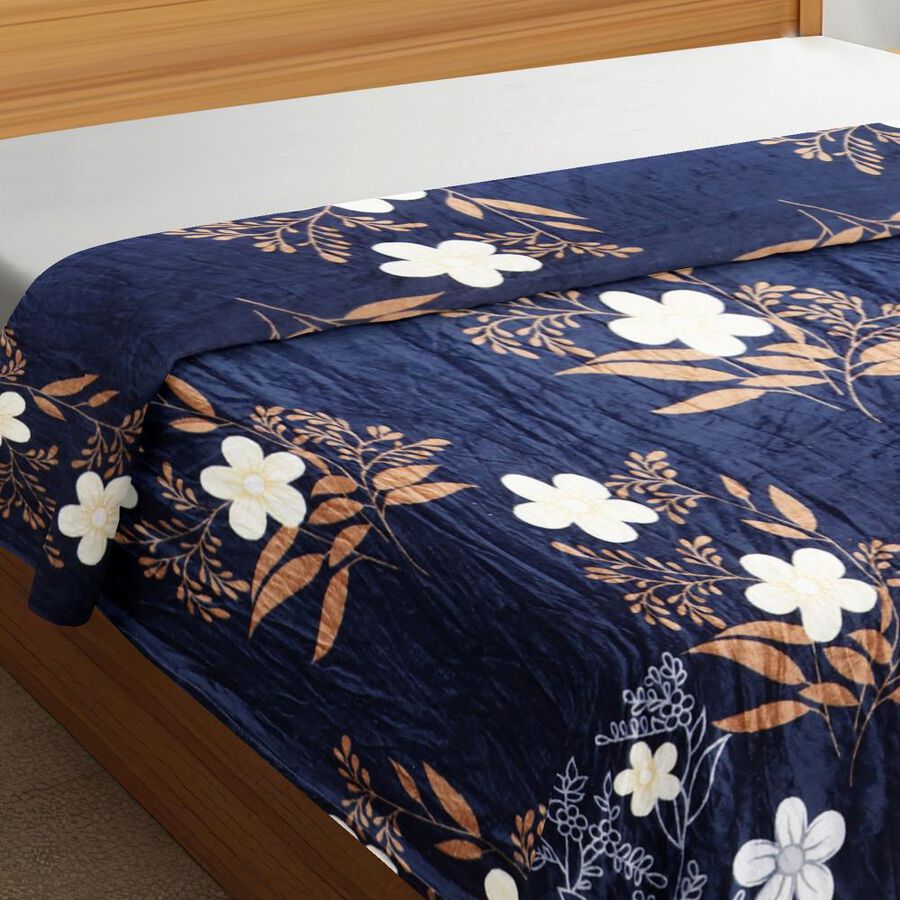Blue Microfiber Blanket, , large image number null