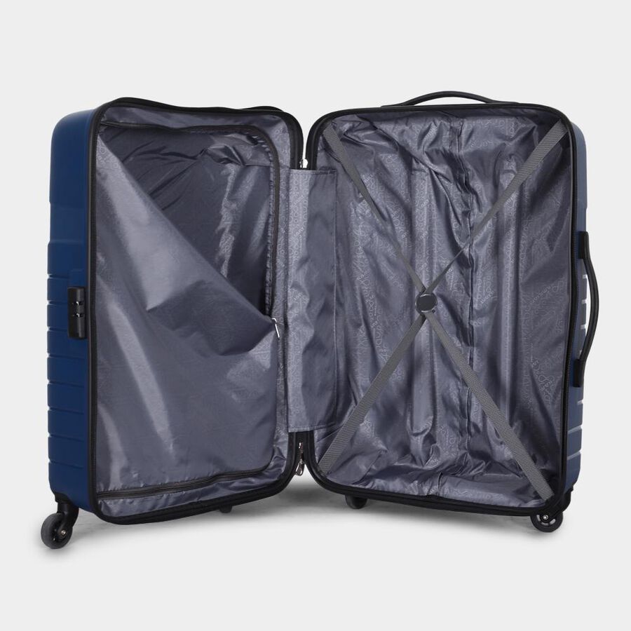 4-Wheel Blue Polypropylene Hard Case Trolley, Small + Medium, , large image number null