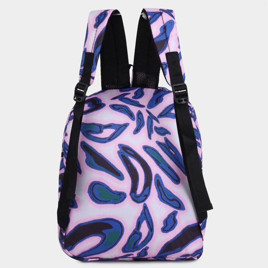 Women's White/Blue Canvas Backpack, , large image number null