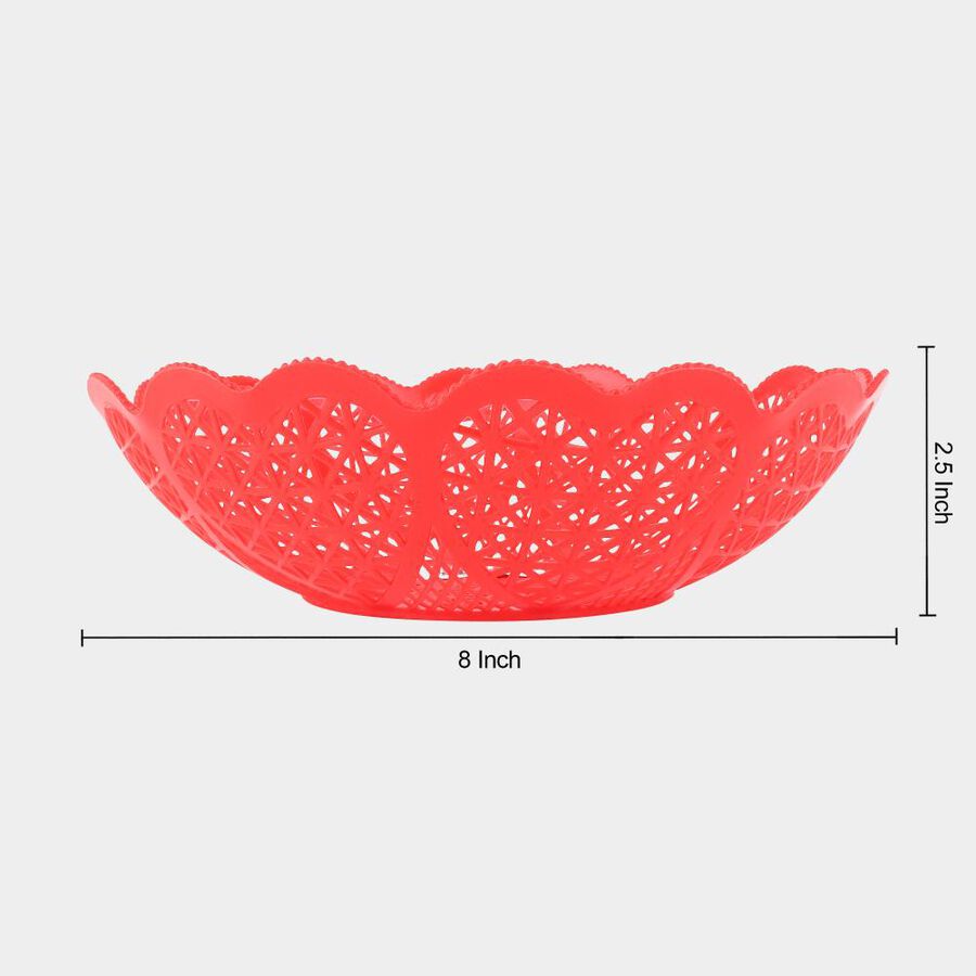 Red Plastic Basket, , large image number null