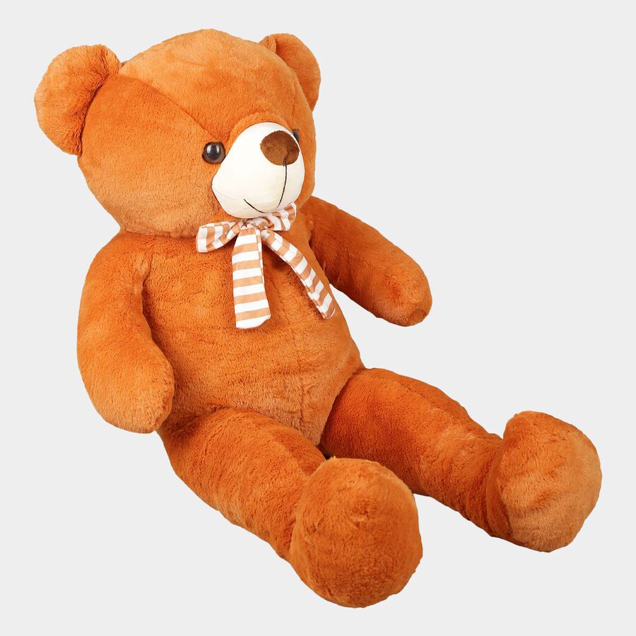 Brown Teddy Bear With Bow, , large image number null