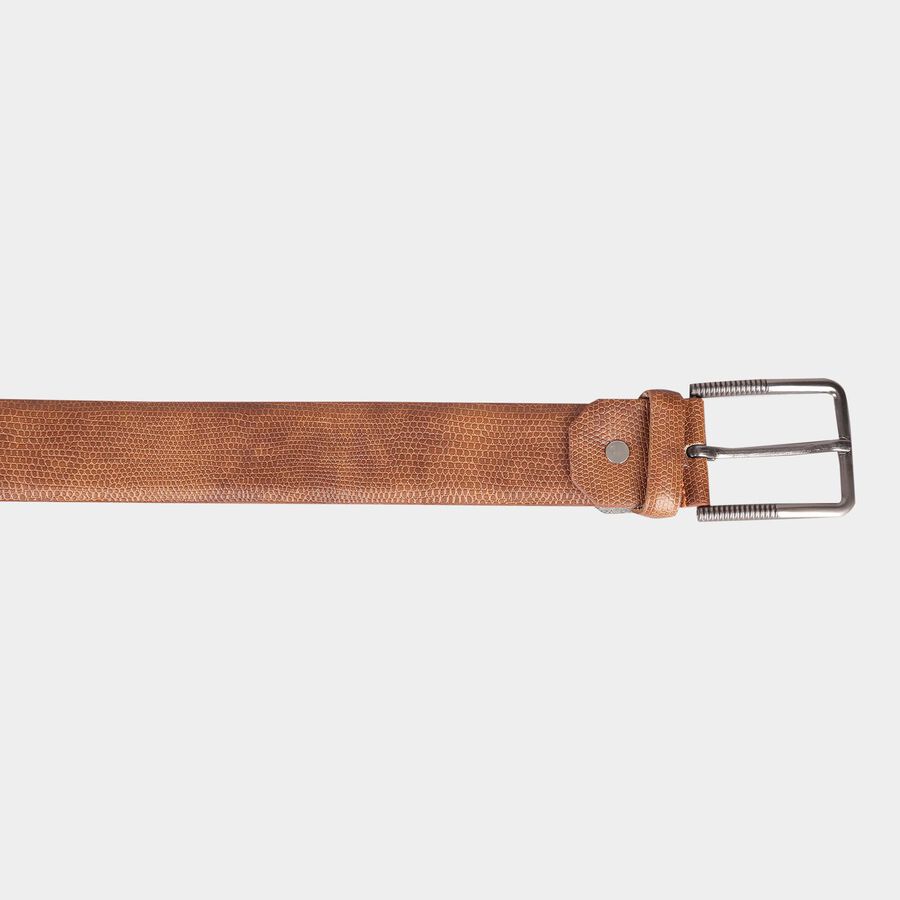 Men's Tan Polyurethane Casual Belt, , large image number null