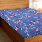 Blue Microfiber Single Bedsheet, , small image number null