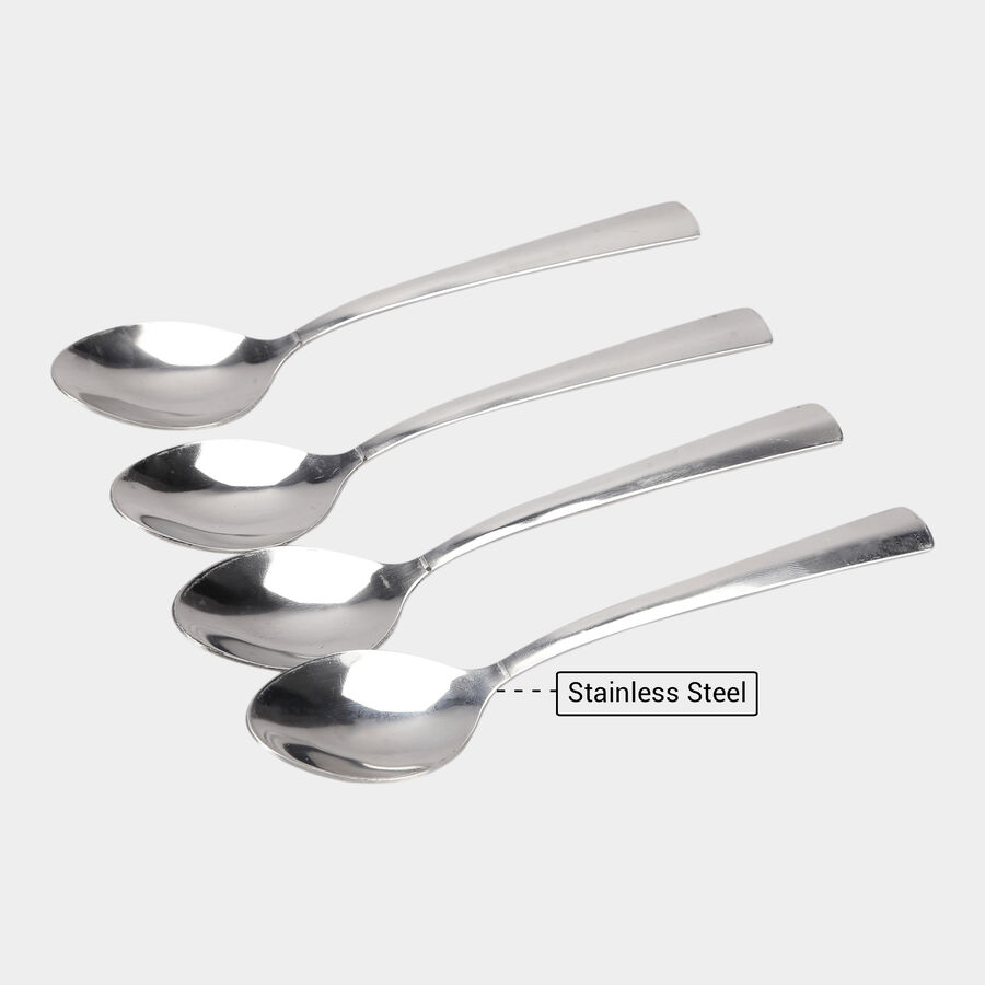 Stainless Steel Baby Spoon - 4 Pcs., , large image number null