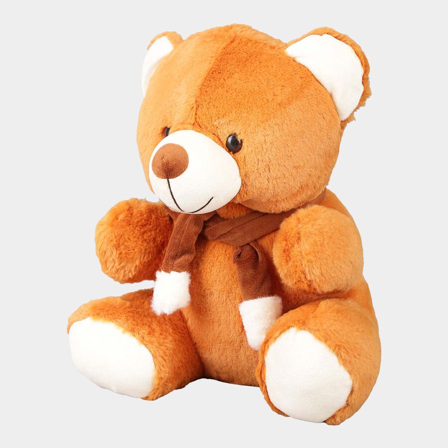 Brown Teddy Bear With Bow, , large image number null