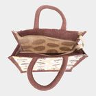 Brown JuteLunch Bag, , small