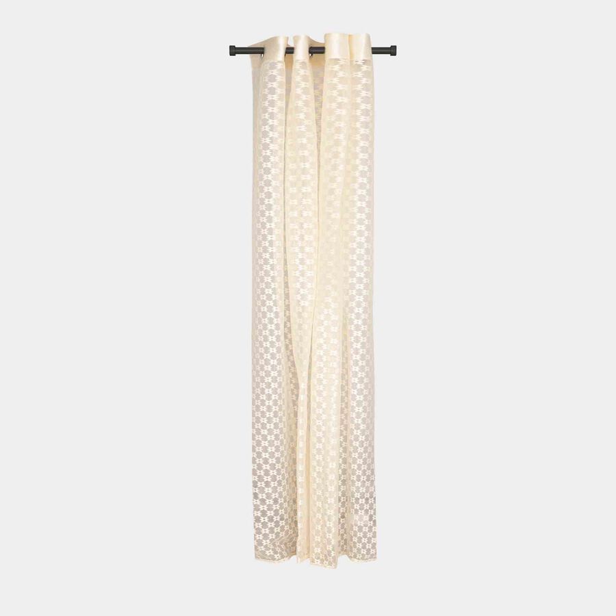 7ft. Cream Microfiber Door Curtain, , large image number null