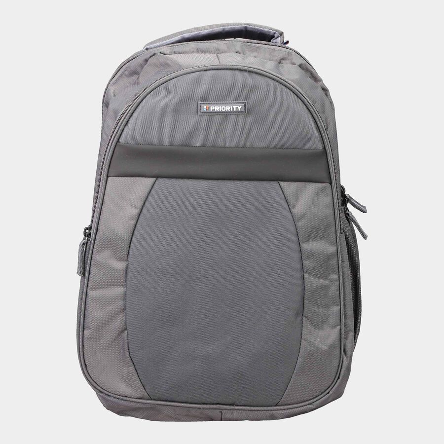 Dark Grey Polyester Backpack, Medium Size, 25 L, , large image number null