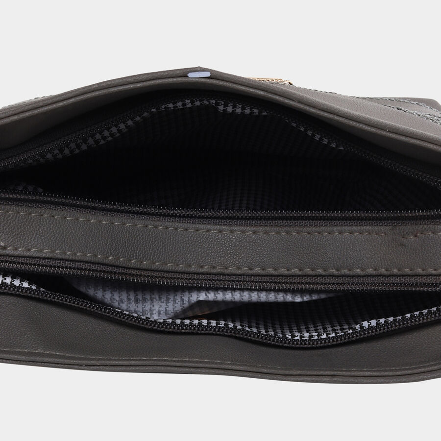 Women's Polyurethane Zipper Handbag, , large image number null