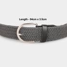 Men Grey Pu Casual Belt, , small image number null