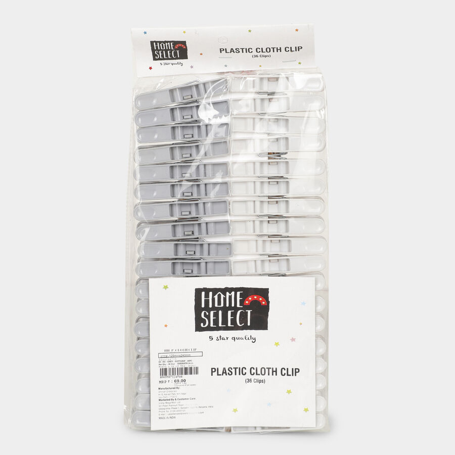 Plastic Cloth Clip Set of 36, , large image number null