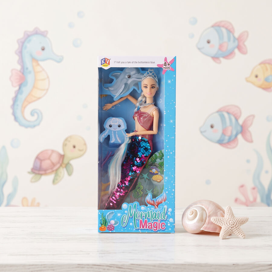 Kid's Mermaid Fashion Doll, , large