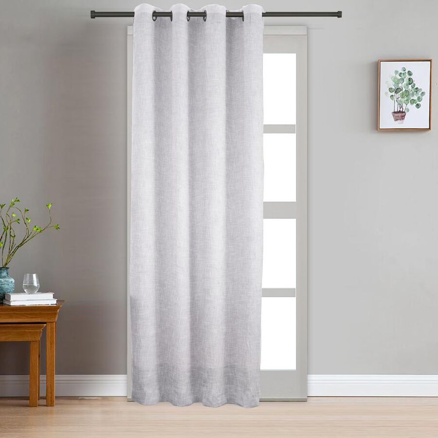 Light Grey Linen Curtain, , large image number null