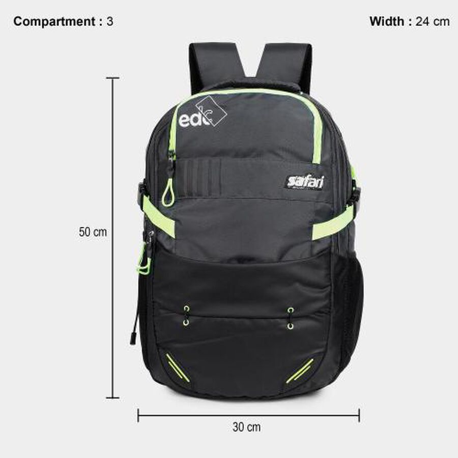Grey Polyester Back Pack, , large image number null