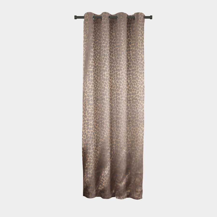 7ft. Living Room Chocolate Brown Blackout Eyelet Curtains, , large image number null