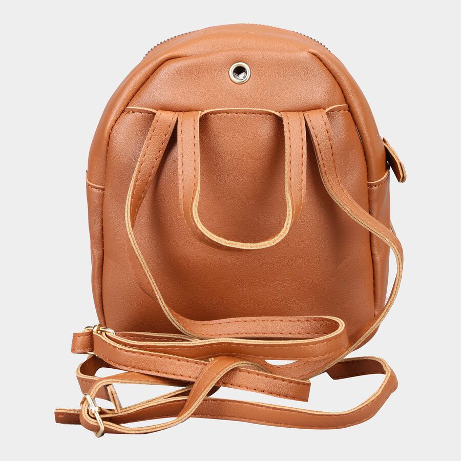 Kid's Tan Polyurethane Bag, , large image number null