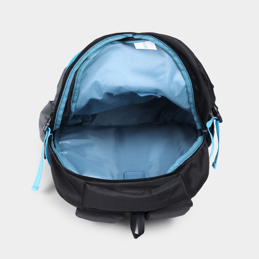 Black Polyester Back Pack, , large