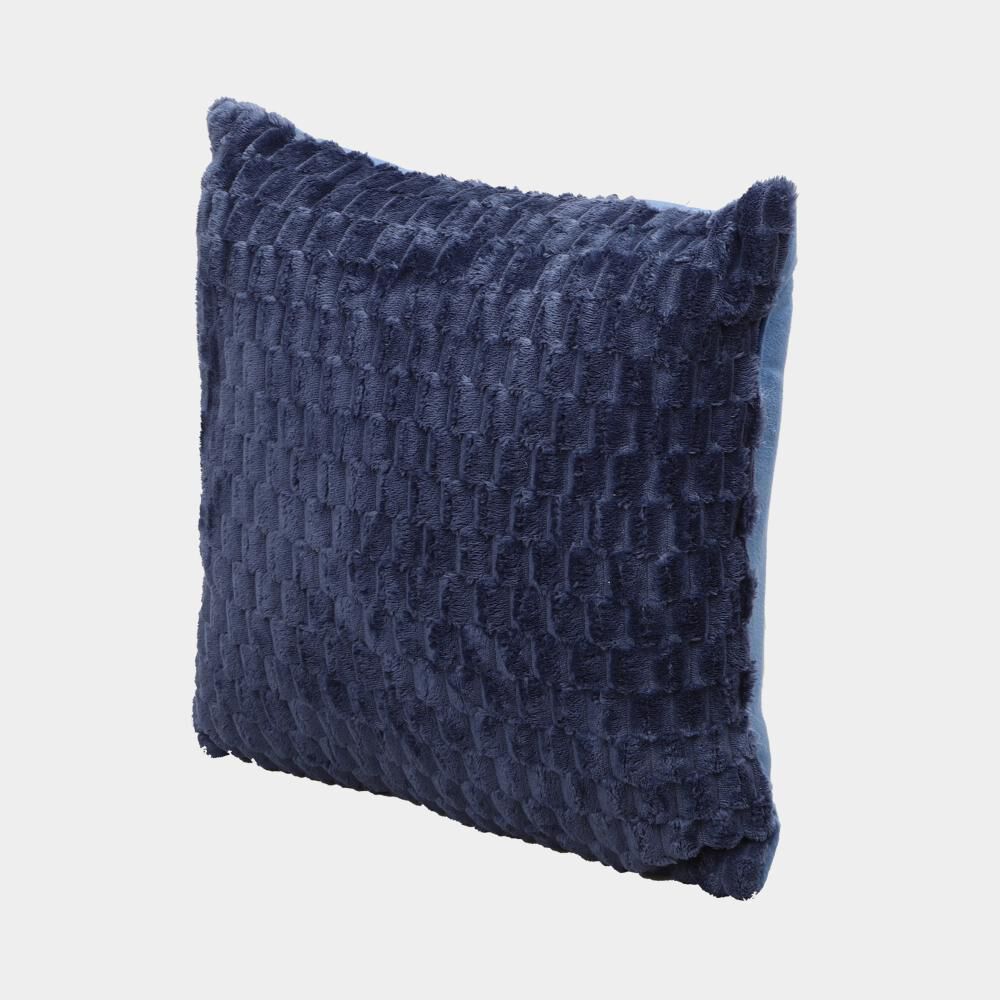 Home Beautiful Navy Blue Textured Cushion | Vishal Mega Mart India
