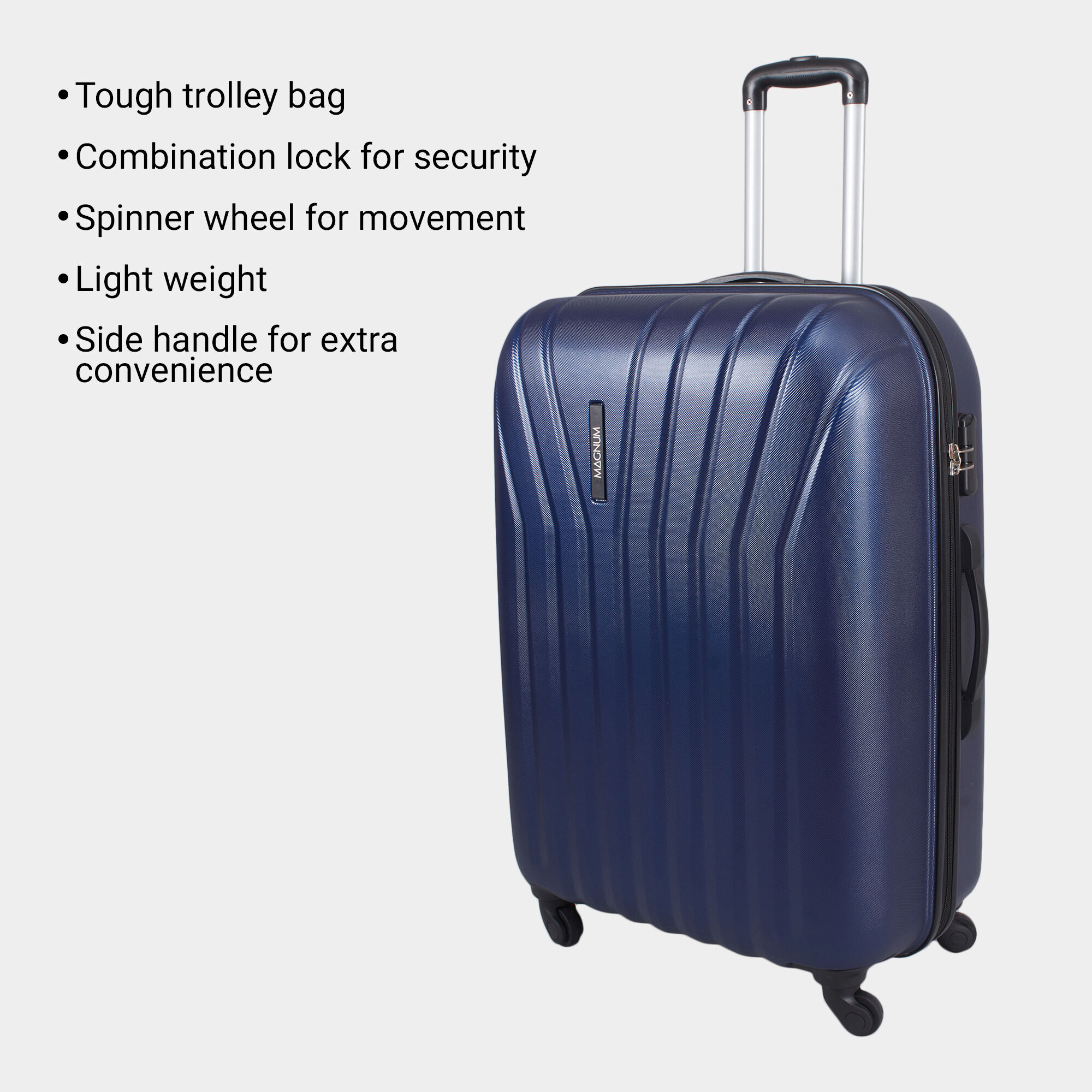 Magnum by Safari Medium 4 Wheel Hard Case Trolley 1 pc. Vishal