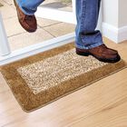 Anti-Skid Brown Polyester Door Mat, , small image number null
