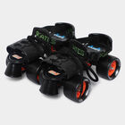 Roller Skates Combo Set With Helmet, Knee Guard, Elbow Guard + Skates, , small image number null