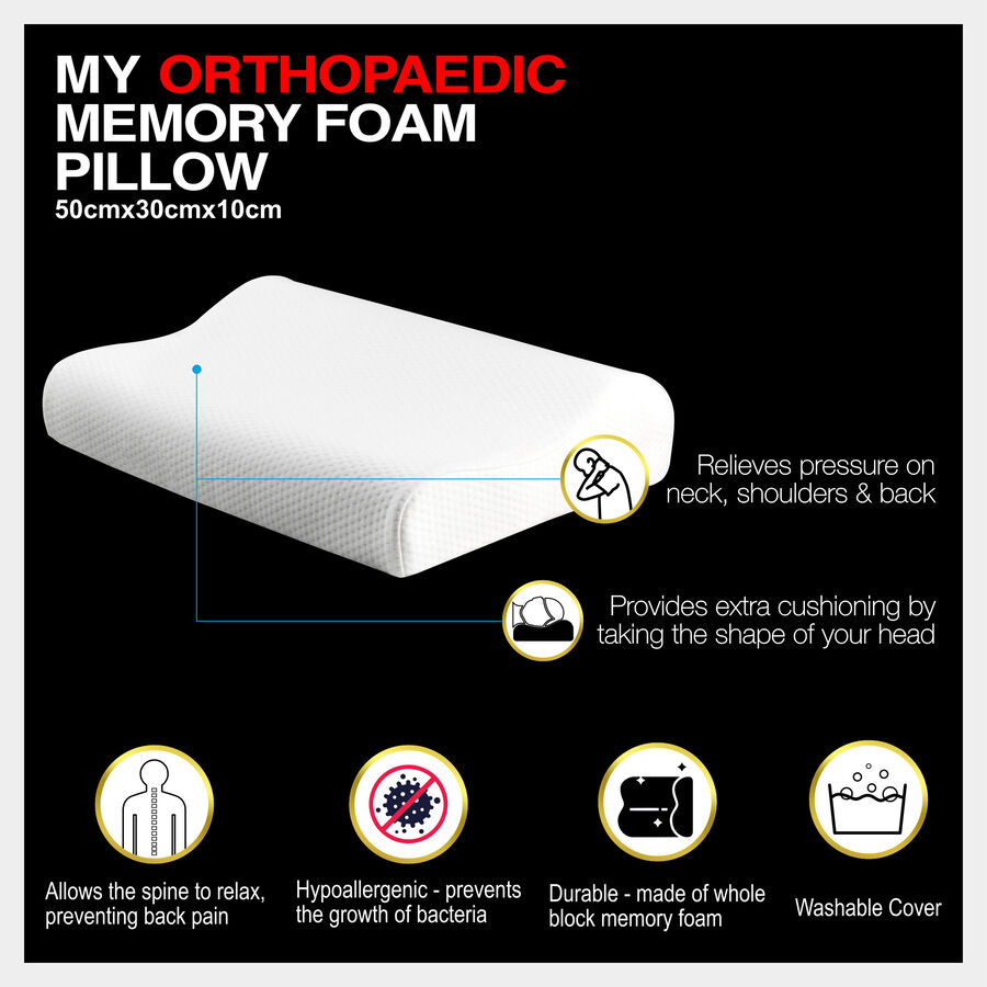Memory Foam Memory Pillow, , large image number null