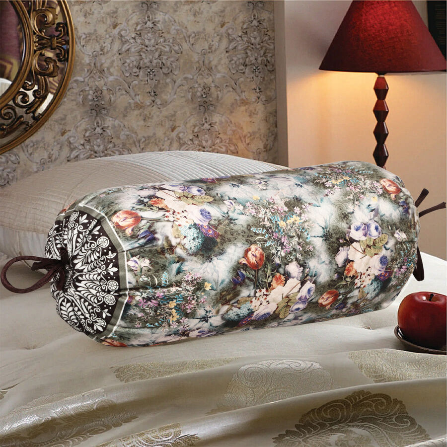 Brown Cotton Bolster, , large image number null