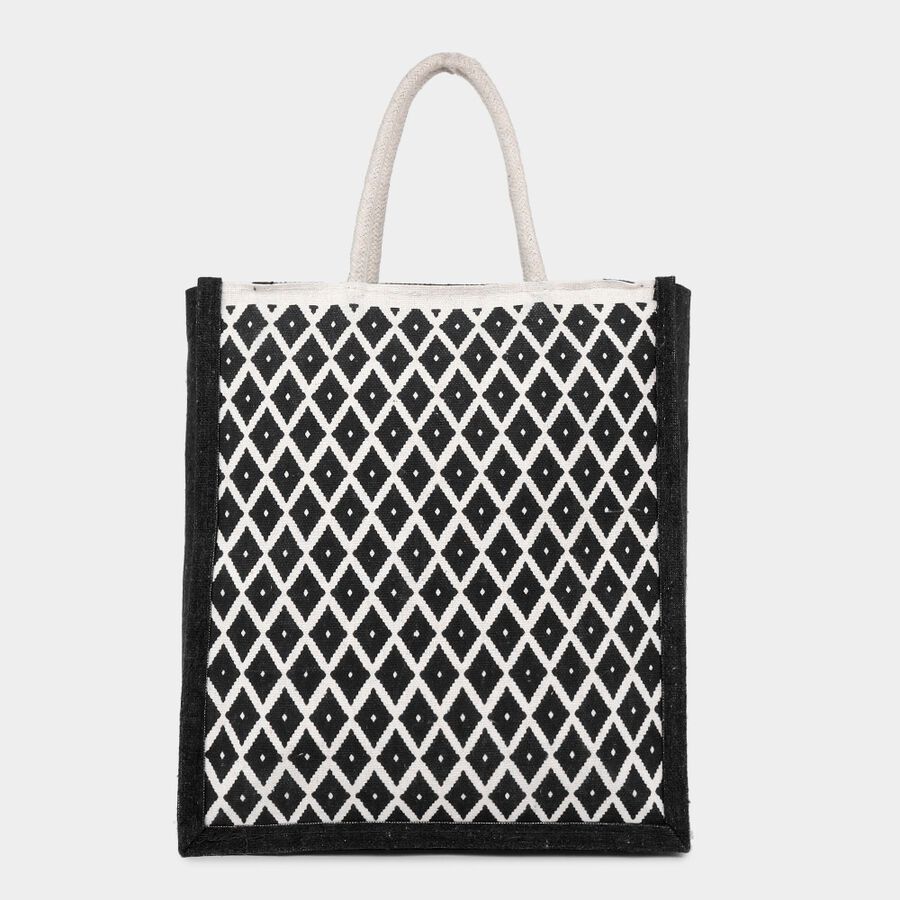 Black Canvas Lunch Bag, , large image number null