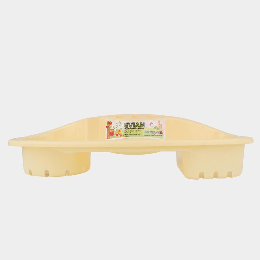 Ivory Plastic Bathroom Stand, , large image number null