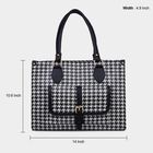 Women's Black Polyurethane Hand Bag, , small image number null