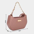 Brown Woman's Polyurethane Bag, , small