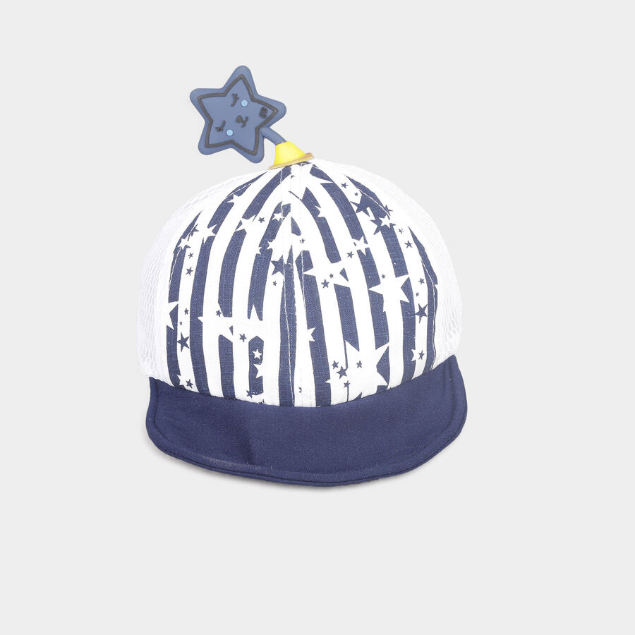 Kids' Black Nylon/Polyester Cap, , large image number null