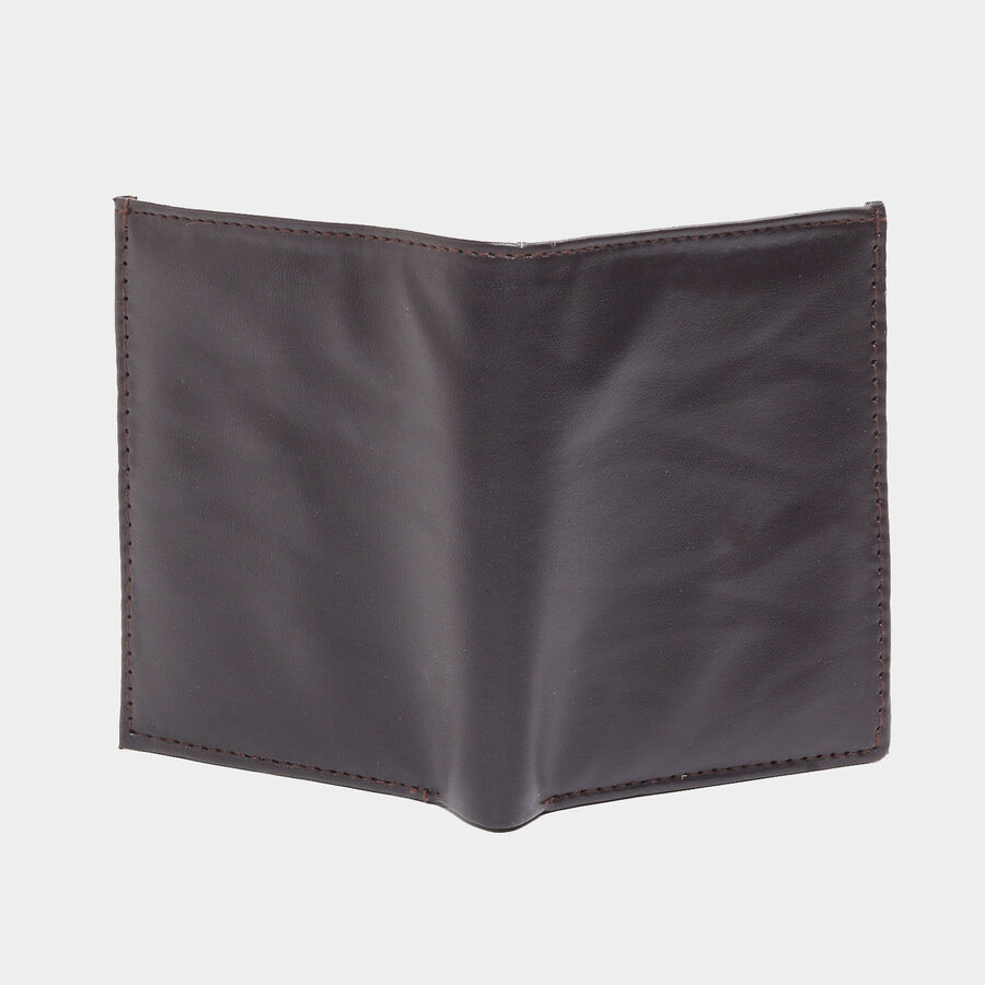Men PU Brown Card Case, , large image number null