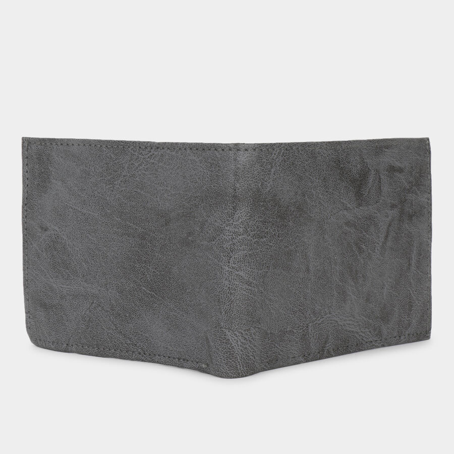 Men's Grey Polyurethane Wallet, , large image number null