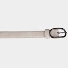 Women's Grey Polyurethane Belt, , small image number null