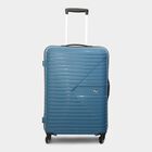 4-Wheel Dark Blue PVC Matee Hard Case Trolley, Medium, , small image number null