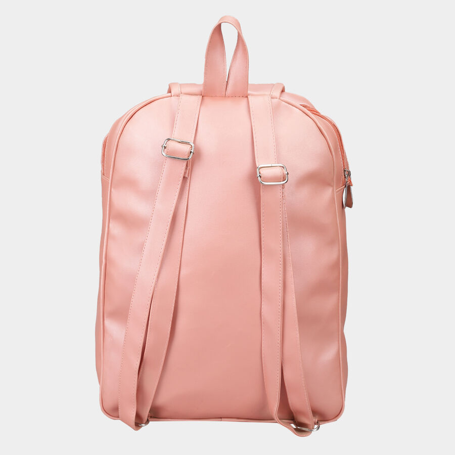 Women Peach Backpack, , large image number null