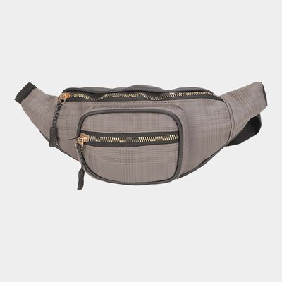 Men's Polyurethane Waist Pouch