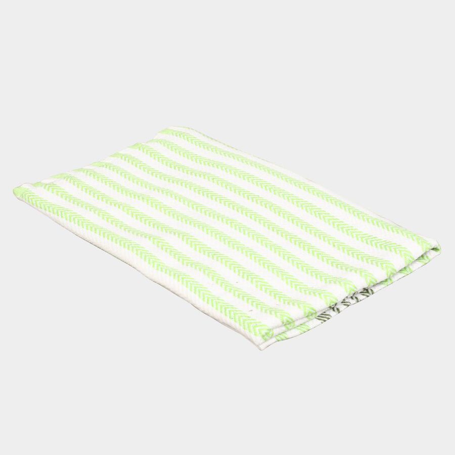 220 GSM Green Cotton Blend Bath Towel, , large