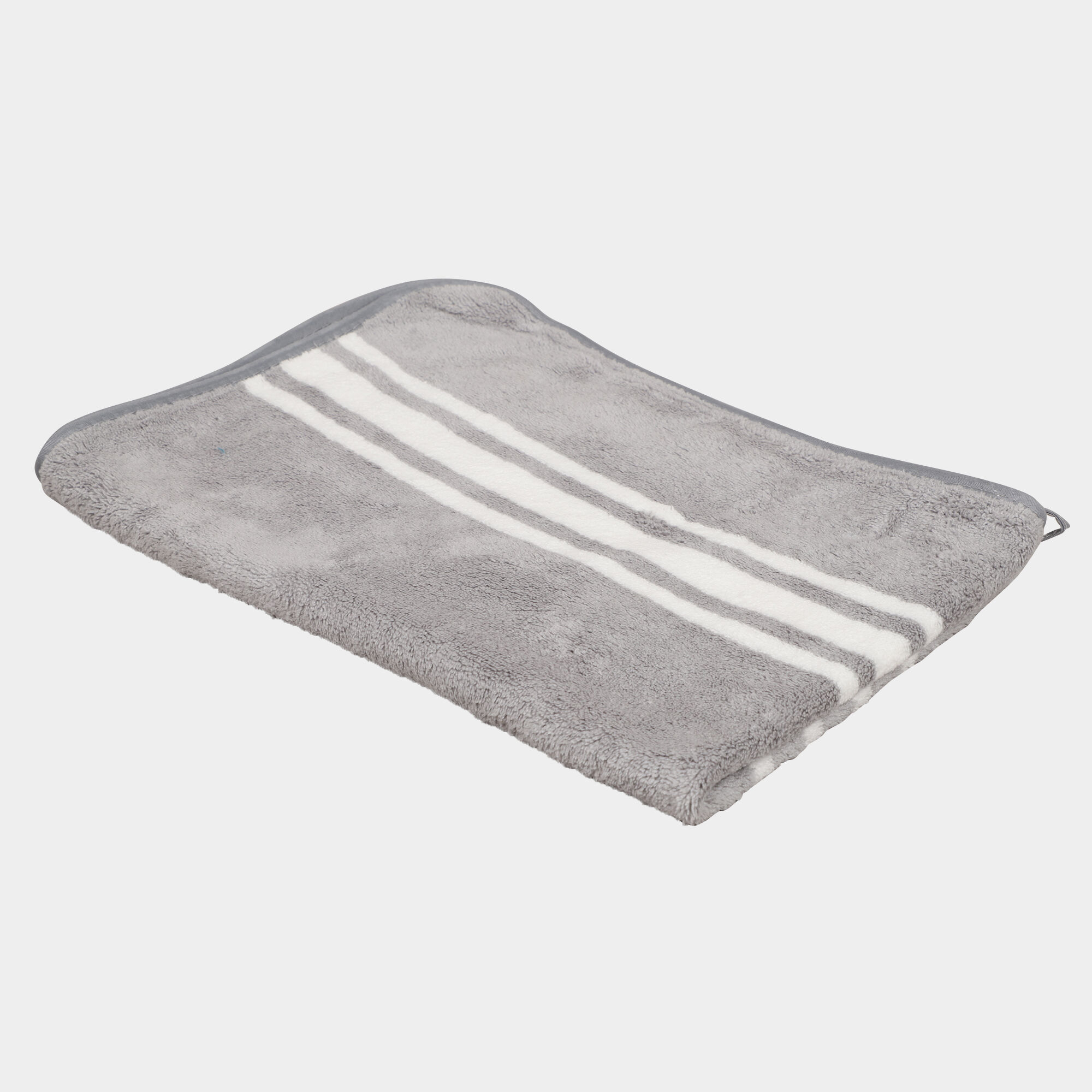 Home Beautiful                         250 GSM Grey Microfiber Hand Towel