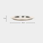 Steel Hammered Plate, 30 cm Dia., , small image number null