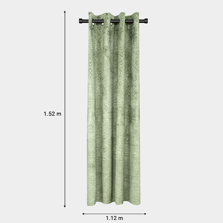 5ft. Green Window Curtain, , large image number null