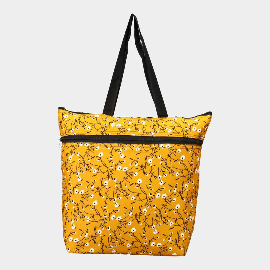 Women's Mustard Fabric Tote Bag, , large image number null