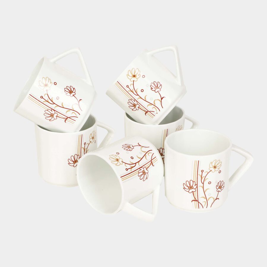 160 ml Bone China Mug Set of 6, , large image number null