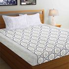 120 GSM Grey Microfiber Double Bedsheet With Pillow Cover, , small image number null