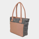 Women's Peach Polyurethane Tote Bag, , small