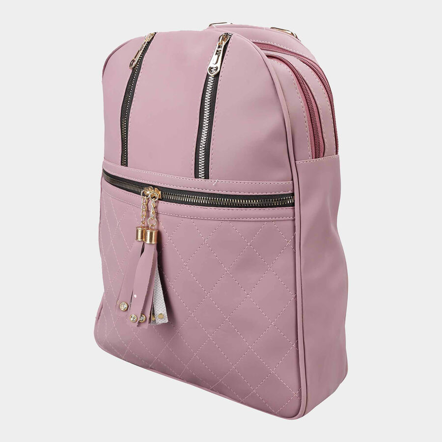 Women's Assorted Polyurethane Backpack - Colour/Design May Vary, , large image number null