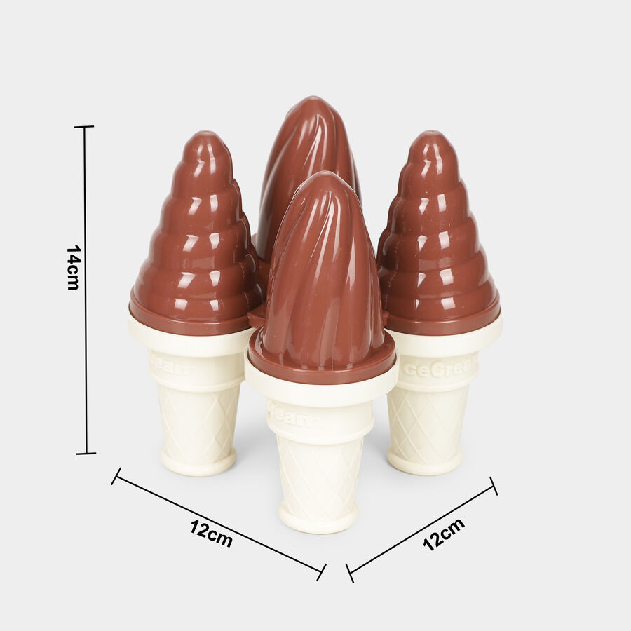 Plastic 4 Moulds Kulfi Maker, , large image number null
