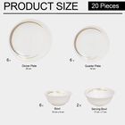 Opalware Dinner Set 20 Pcs, , small