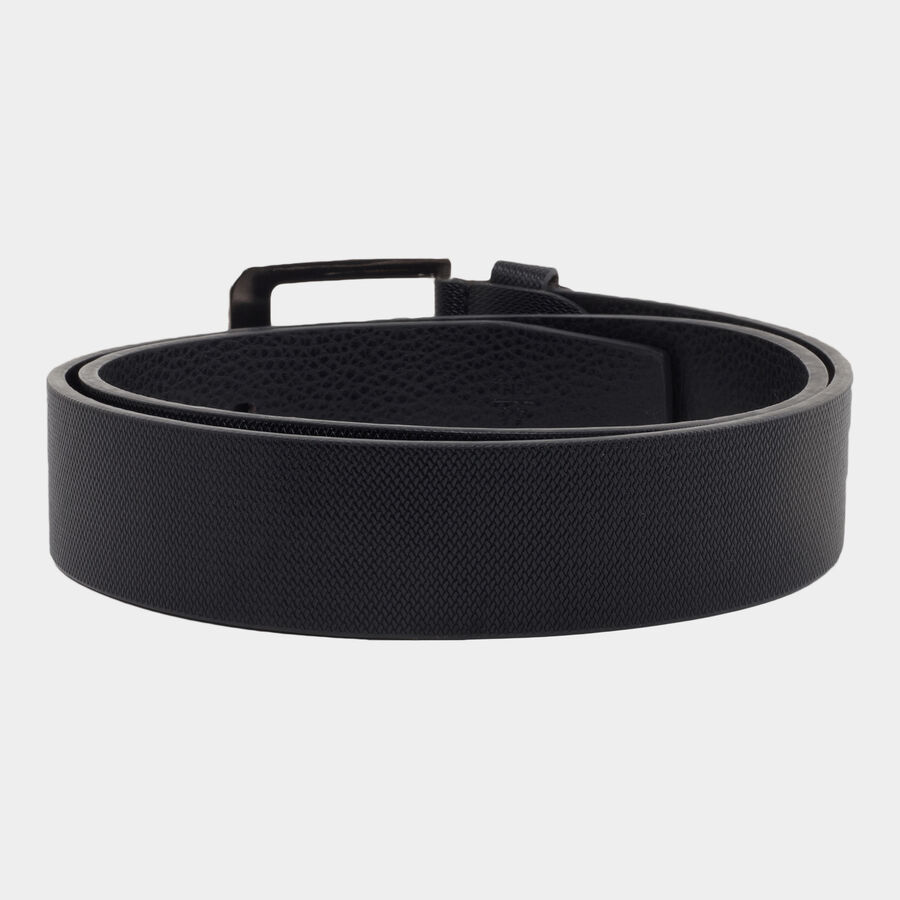 Men's Polyurethane Casual Belt, Size 36, Textured, , large image number null